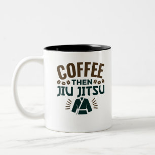 Coffee Sen Jiu Jitsu BJJ Jiujitsu Två-Tonad Mugg