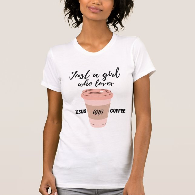 Coffee Shirt T Shirt (Framsida)
