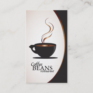 Coffee shop- & bagerivisitkortar visitkort