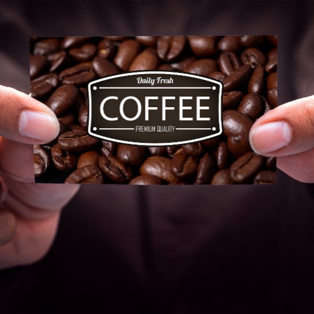 Coffee Shop | Barista Cafe Visitkort (Skapare uppladdad)