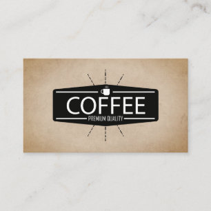 Coffee Shop   Barista Visitkort