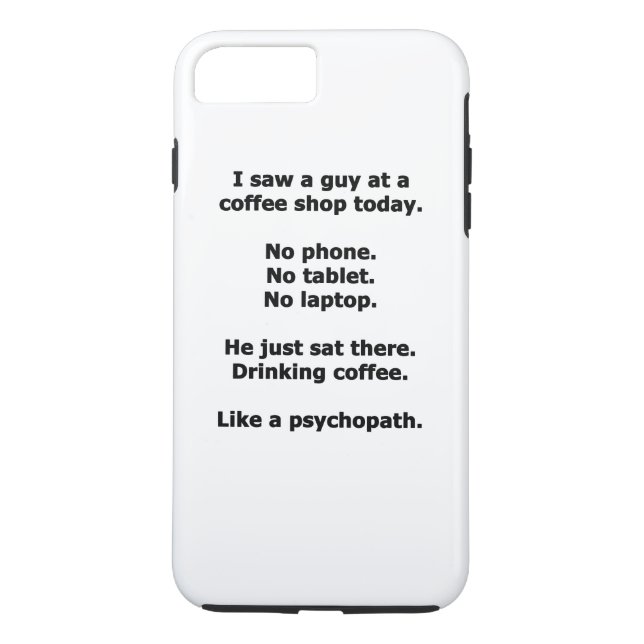 Coffee Shop Case-Mate iPhone Skal (Baksida)