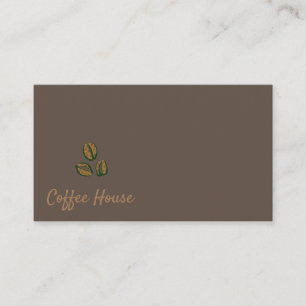 Coffee Shop Kaffesbröd Visitkort