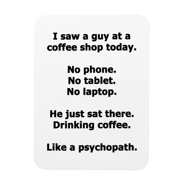 Coffee Shop Magnet (Vertikal)