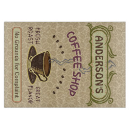 Coffee shop med koppen skapar din egna personlig