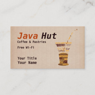 Coffee Shop Visitkort