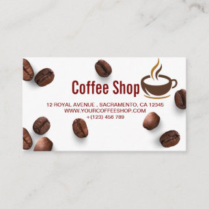 COFFEE SHOP VISITKORT