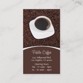 Coffee Shop Visitkort