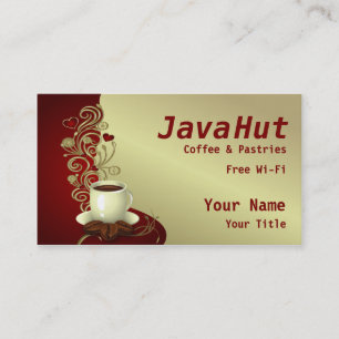 Coffee Shop Visitkort