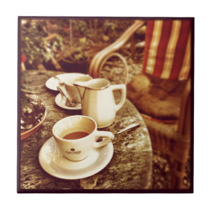 Coffee shopbord kakelplatta