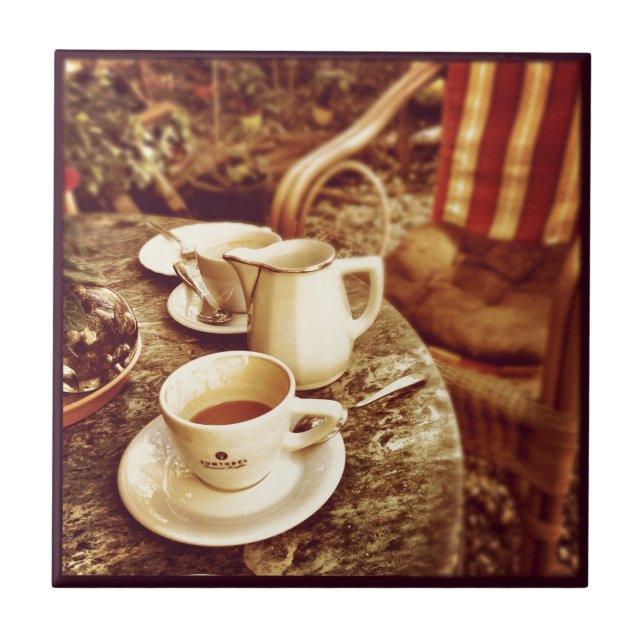 Coffee shopbord kakelplatta (Framsidan)