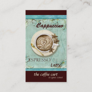 Coffee shopCappuccino, kort för espresso n Latte