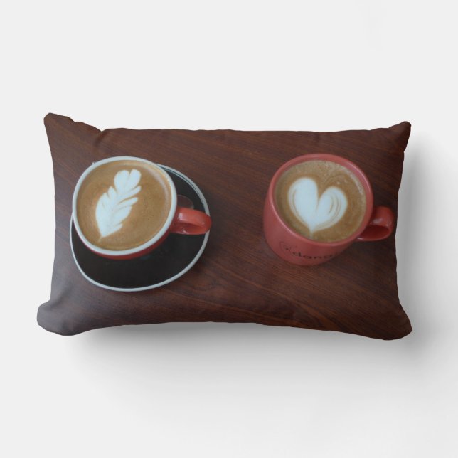 Coffee shopdekorativ kudde (Framsida)
