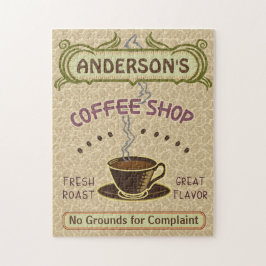 Coffee shopkoppen skapar din egna personlig lätt pussel