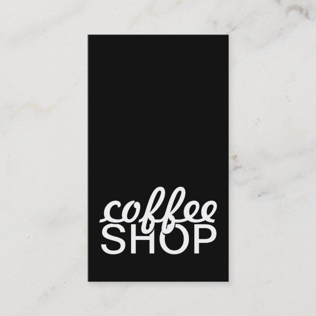 coffee shopstansmaskinkort lojalitetskort (Framsida)