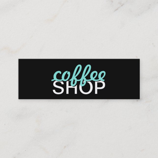 coffee shopstansmaskinkort lojalitetskort (Framsida)