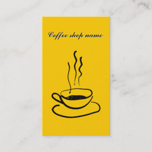 Coffee shopvisitkort visitkort