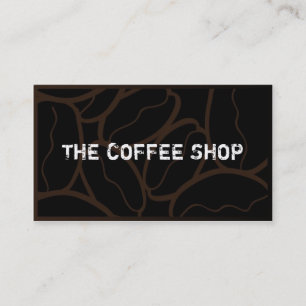 Coffee shopvisitkortar visitkort