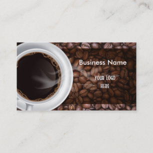 Coffee shopvisitkortmall visitkort