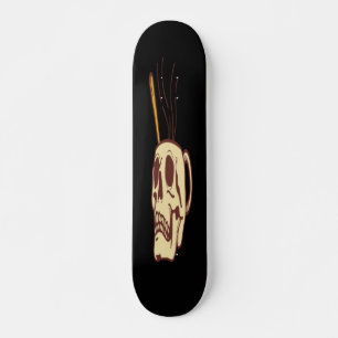Coffee Skull Mini Skateboard Bräda 18,5 Cm