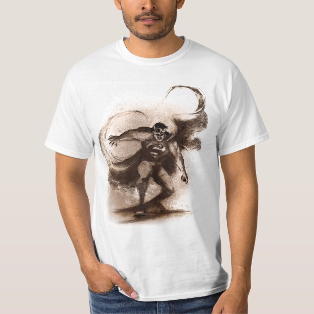 Coffee Superman T-shirt (Framsida)