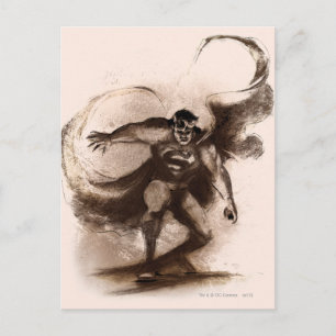 Coffee Superman Vykort