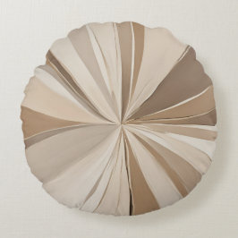 Coffee Taupe AI art Rund Kudde