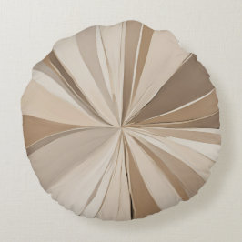 Coffee Taupe AI art Rund Kudde