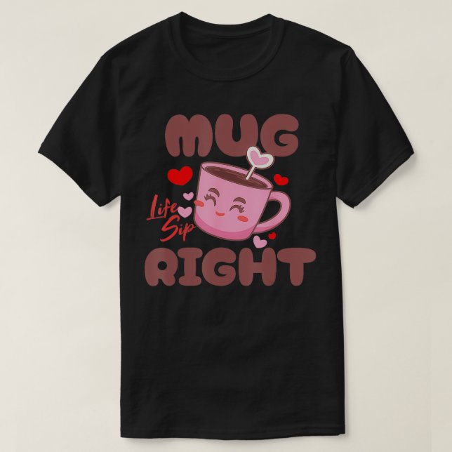 Coffee Tea Brewing Mugg Älskare Funny Drinker Espr T Shirt (Design framsida)