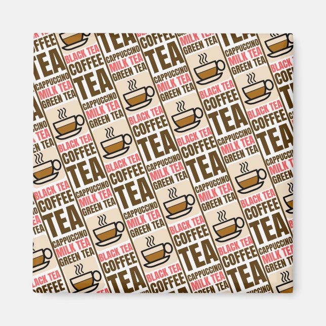 COFFEE TEA MÖNSTER, Magnet (Framsidan)