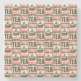 COFFEE TEA MÖNSTER, stenUnderlägg