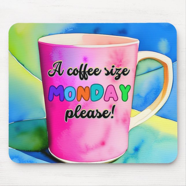 COFFEE THE SIZE OF MONDAY MUSMATTA (Framsidan)
