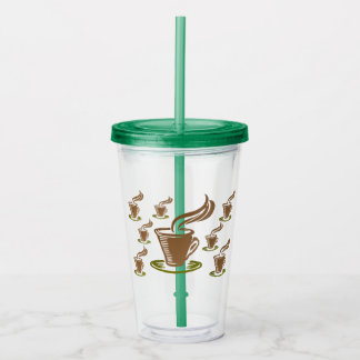 Coffee Themed Tumbler Take Away Mugg