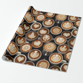 Coffee Themed Wrapping Paper Presentpapper