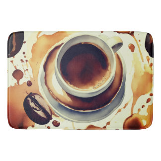 Coffee time Bath Mat Badrumsmatta