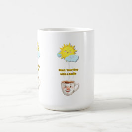 Coffee Time – Cute Smiling Cup Kaffemugg