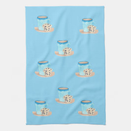 Coffee Time Friends Blue Edition Kökshandduk