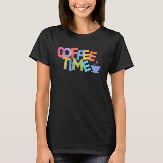 coffee time t shirt (Framsida)