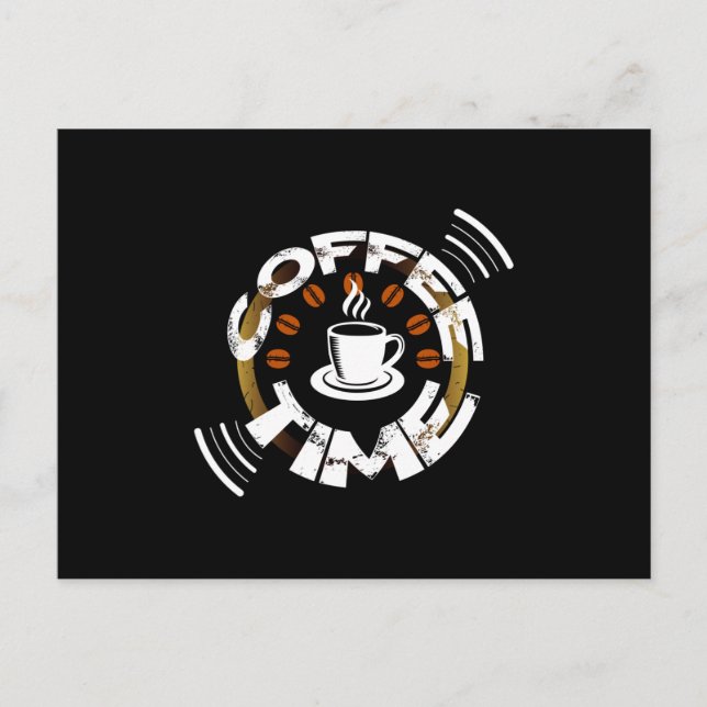 Coffee Time Vykort (Framsida)