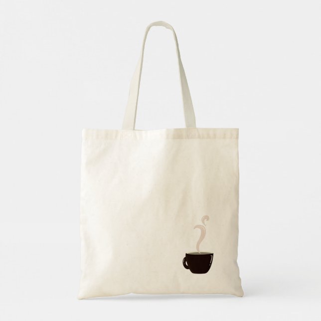 Coffee Tote Bag Tygkasse (Baksida)