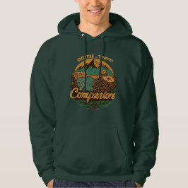 Coffee Travel Companion Mountain Adventure Sweatsh Hoodie