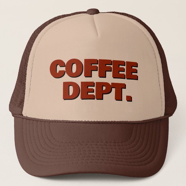 Coffee™ Trucker Hat Keps (Framsida)