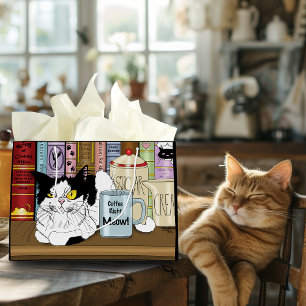 Coffee Tuxedo Cat Funny