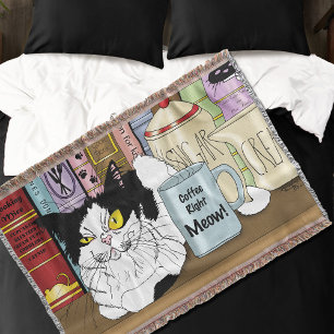 Coffee Tuxedo Cat Funny Mysfilt