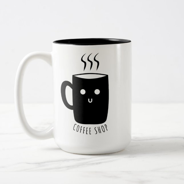 coffee Two-Tone coffee mug Två-Tonad Mugg (Vänster)