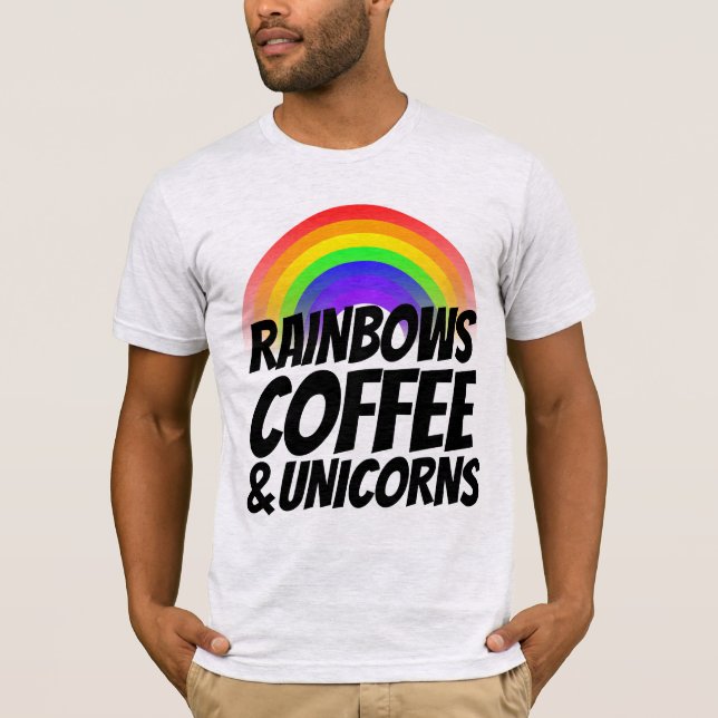 COFFEE UNICORN T-Shirts (Framsida)
