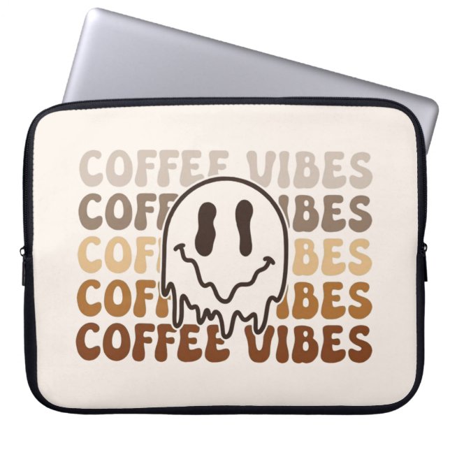 Coffee Vibes Laptop Fodral (Framsidan)