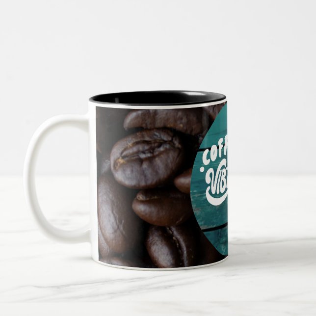 Coffee Vibes Två-Tonad Mugg (Vänster)