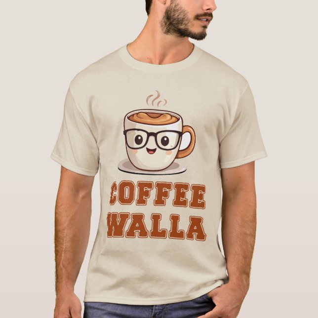 COFFEE WALLA T SHIRT (Framsida)