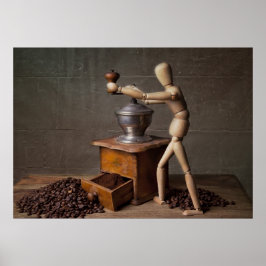 Coffee Worker Poster